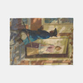 フランクリンのフィラデルフィアへの到着 フリースブランケット (正面(横))