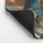 フランクリンのフィラデルフィアへの到着 マウスパッド (コーナー)