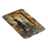 フランクリンのフィラデルフィアへの到着 マグネット (右側)