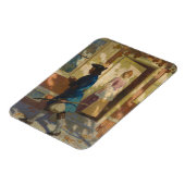 フランクリンのフィラデルフィアへの到着 マグネット (左側)