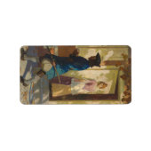 フランクリンのフィラデルフィアへの到着 ラベル (正面)