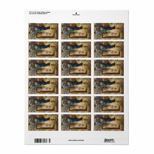 フランクリンのフィラデルフィアへの到着 ラベル (フルシート)