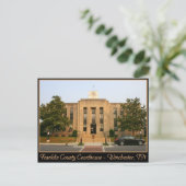 フランクリンカウンティコートハウスウィンチェスター， TN ポストカード (スタンド正面)