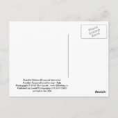 フランクリンドラノルーズベルト記念碑 ポストカード (裏面)