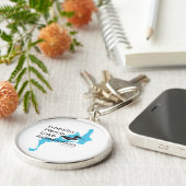 フランクリンピアシング湖協会キーチェーン キーホルダー (側面)