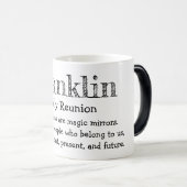 フランクリンファミリー懇親会コーヒーマグ モーフィングマグカップ (正面右)