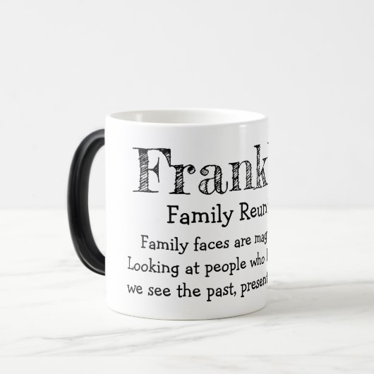 フランクリンファミリー懇親会コーヒーマグ モーフィングマグカップ (正面左)