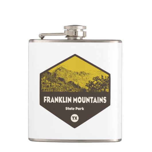 フランクリンマウンテンズ州パークエルパソテキサス州 フラスク (正面)