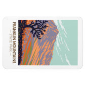 フランクリンマウンテンズ州パークテキサス州ヴィンテージ マグネット (横)