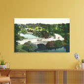 フランクリン公園の一般景観 キャンバスプリント (インサイチュ (リビング))