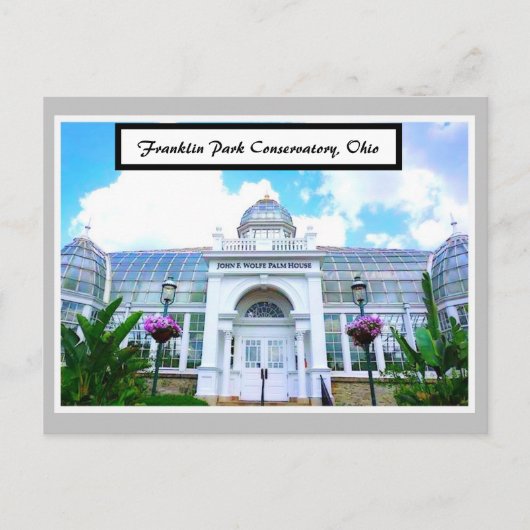 フランクリン公園温室、オハイオ州 ポストカード (正面)