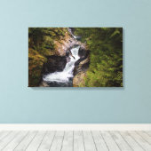 フランクリン滝 キャンバスプリント (インサイチュ (ウッドフロア))