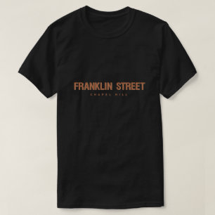 フランクリン通りChapel Hillノースカロライナ Tシャツ