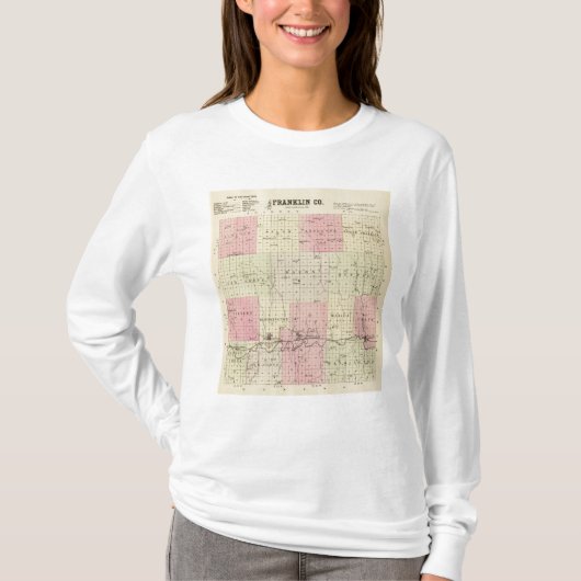 フランクリン郡、ネブラスカ Tシャツ (正面)