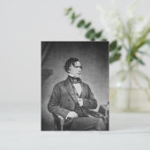 フランクリン・ピアシング大統領ポートレートby M Brady ポストカード (スタンド正面)