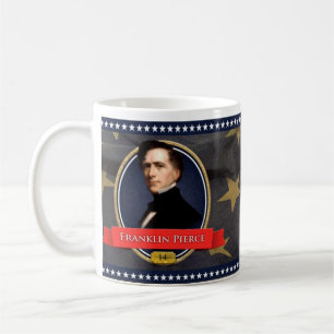 フランクリン・ピアースの歴史的マグ コーヒーマグカップ