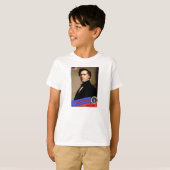 フランクリン・ピアースの野球カード Tシャツ (正面フル)