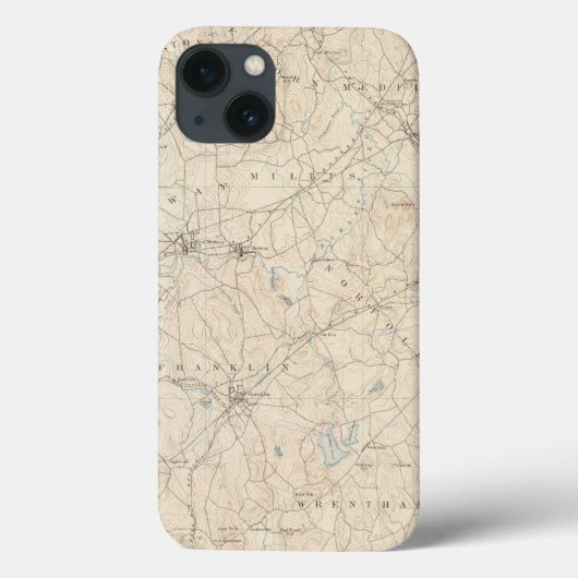 フランクリン、マサチューセッツ Case-Mate iPhoneケース (裏面)