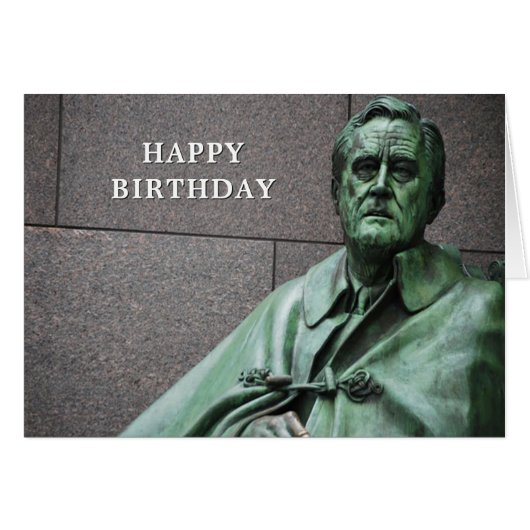フランクリン・ルーズベルト記念日 誕生日 (正面横)