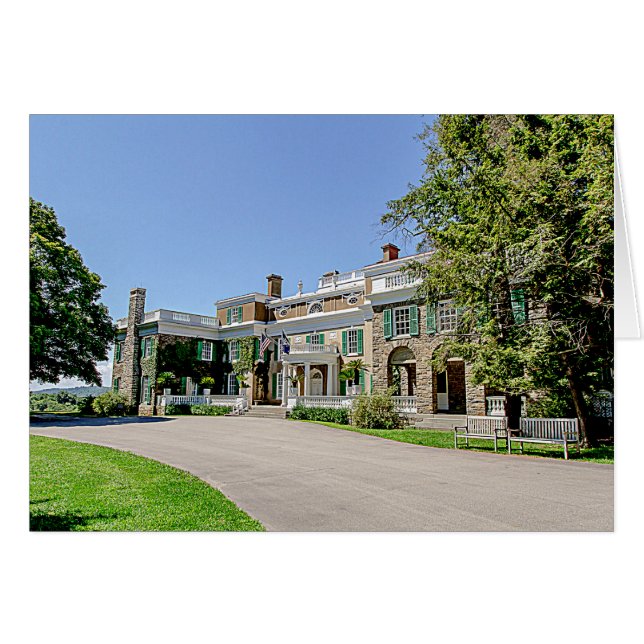 フランクリン・D・ルーズベルト大統領邸 (正面横)