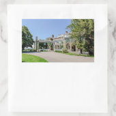 フランクリン・D・ルーズベルト大統領邸 長方形シール (バッグ)