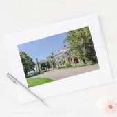 フランクリン・D・ルーズベルト大統領邸 長方形シール (封筒)