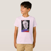 フランクリン・D・ルーズベルト 野球カード Tシャツ (正面フル)