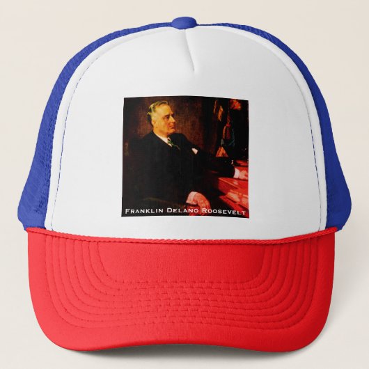 フランクリン・D・ルーズベルトFRDアメリカ大統領 キャップ (正面)