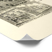 フランクリン， VAパノラママップ – 1907 ポスター (角)