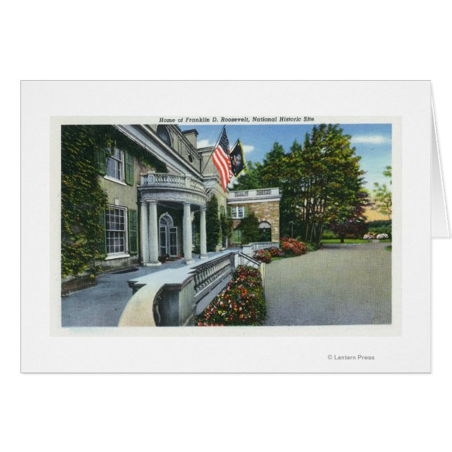 フランクリンDルーズベルトズハウス (正面横)