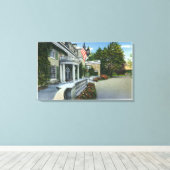 フランクリンDルーズベルトズハウス キャンバスプリント (インサイチュ (ウッドフロア))