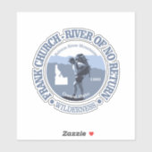 フランク教会 – ノリターンワ川(BG) シール (シート)