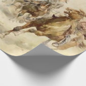 フランク絵を描・フェレの「Town Red」西洋美術 ラッピングペーパー (角)