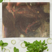 フランク・ディクシー卿による「哀れな無慈悲の美女」 キッチンタオル (折り畳み)