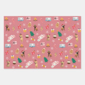 フランク&バクスタークリスマスラッピング紙 – 混合2 ラッピングペーパーシート (正面2)