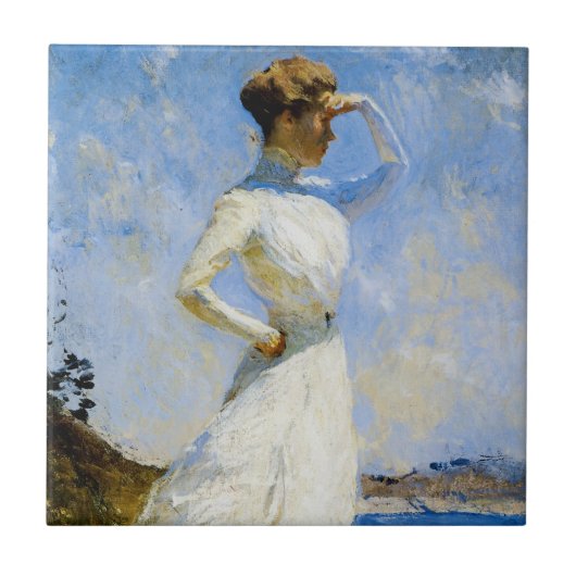 フランク・ベンソンによる「サンライト」 タイル (正面)