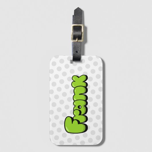 フランク ラゲッジタグ (正面縦)