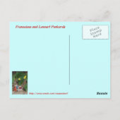 フランク、レオ、マンダリン ポストカード (裏面)