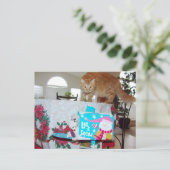 フランク&レオ：猫を見たか？ postctcard ポストカード (スタンド正面)