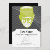 フランク |面白いハロウィーンパーティの招待状5 x 7 招待状 (正面/裏面)