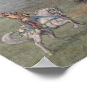 フランク・C・ペイプによるヴィンテージイラスト「鷹」 ポスター (角)