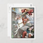 フランクC.パペペ – ヴィンテージレディーオンホース ポストカード (正面/裏面)