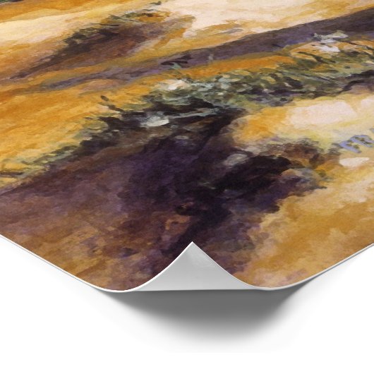 フランクM. Thomasによる鋼雨の砂漠暴風雨 ポスター (角)