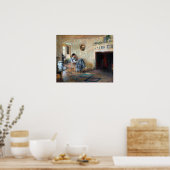 フランクW.ベンソン雨の日 ポスター (キッチン)