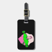 フランケンカップケーキラゲッジタグ ラゲッジタグ (正面縦)