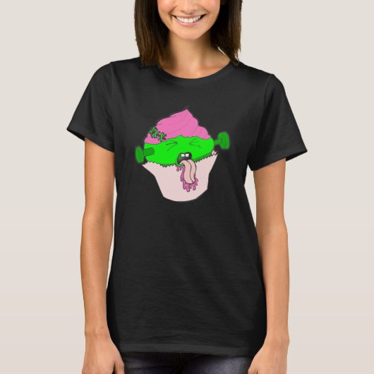 フランケンカップケーキTシャツ Tシャツ (正面)