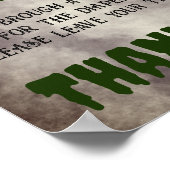 フランケンシュタインおむつラッフル ポスター (角)