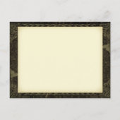 フランケンシュタインおもしろいハロウィンのパーソナライズされた衣装 ポストカード (裏面)