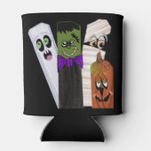 フランケンシュタインおもしろい幽霊パンプキンインビジブルマン 缶クーラー (裏面)