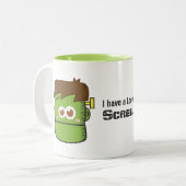 フランケンシュタインかわいいモンスター ツートーンマグカップ (正面左)